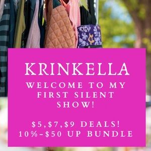 Welcome to My FIRST SILENT SHOW! $5 $7 $9